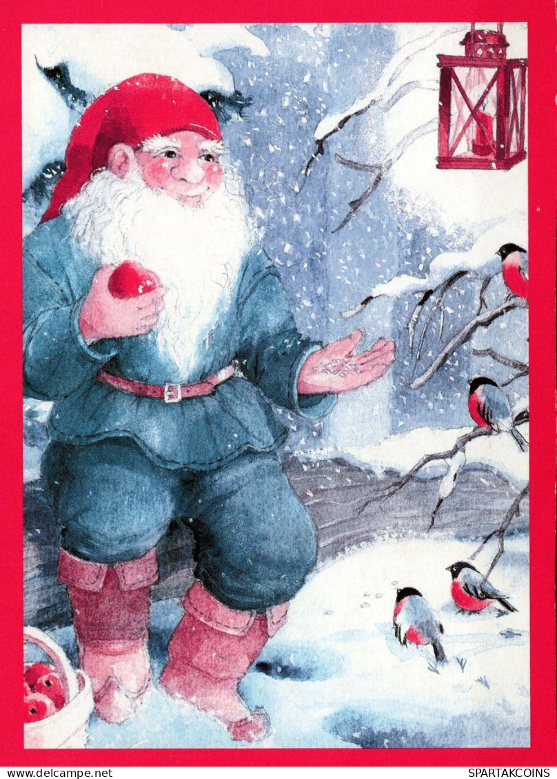 SANTA CLAUS Happy New Year Christmas Vintage Postcard CPSM #PBL008.A - Santa Claus