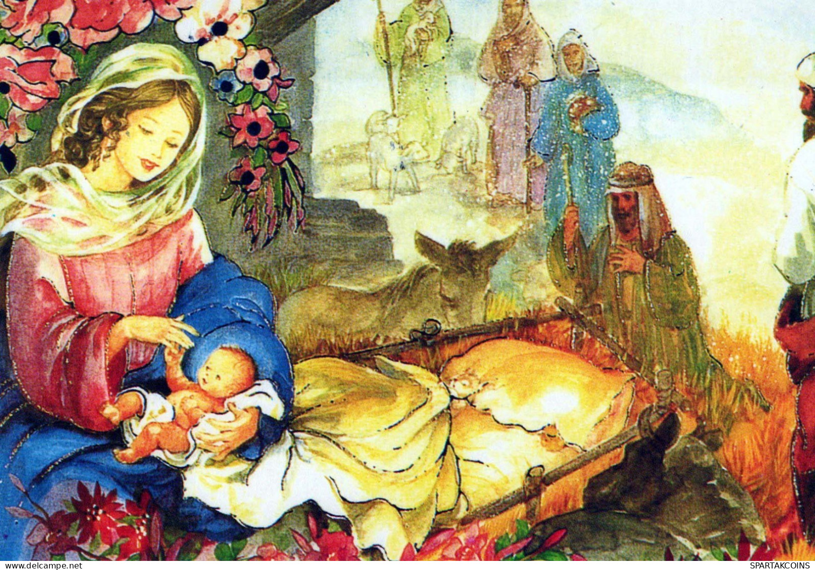Vergine Maria Madonna Gesù Bambino Natale Religione #PBB644.A - Vergine Maria E Madonne