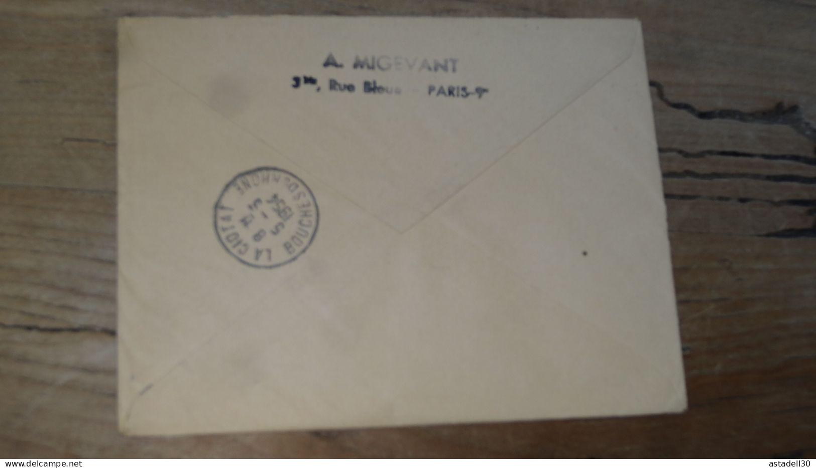 Enveloppe Recommandée PARIS Pour LA CIOTAT - 1954  ............BOITE1.......... 473 - 1921-1960: Période Moderne