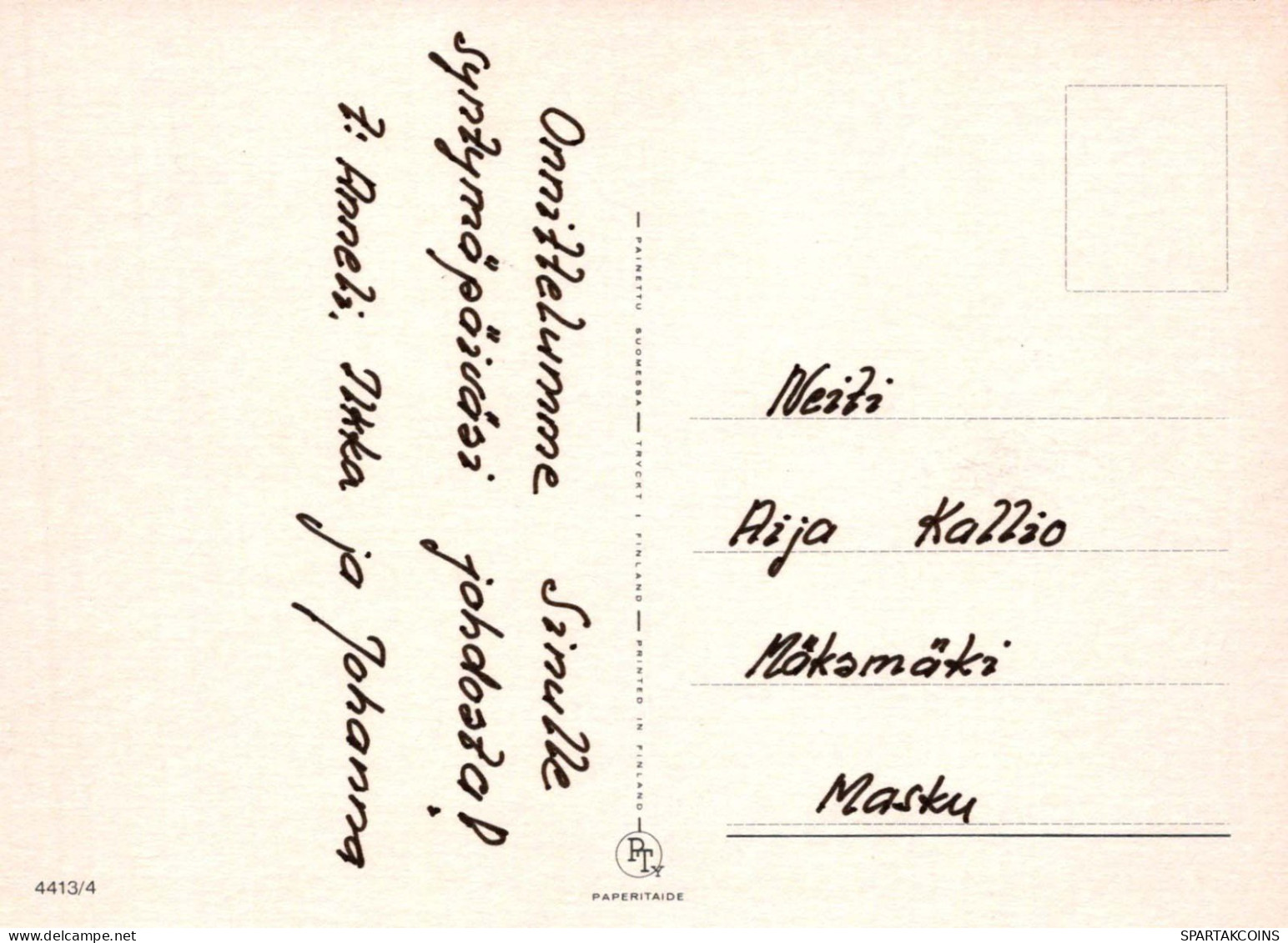 NIÑOS Escenas Paisajes Vintage Tarjeta Postal CPSM #PBT562.A - Scènes & Paysages