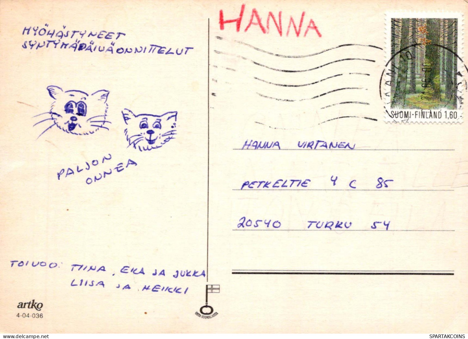 NIÑOS Escenas Paisajes Vintage Tarjeta Postal CPSM #PBT367.A - Scènes & Paysages