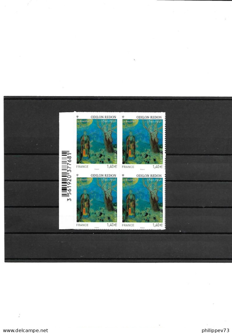 TP Autoadhésif Odilon Redon N° 551 X 4 Année 2011 N** - Unused Stamps