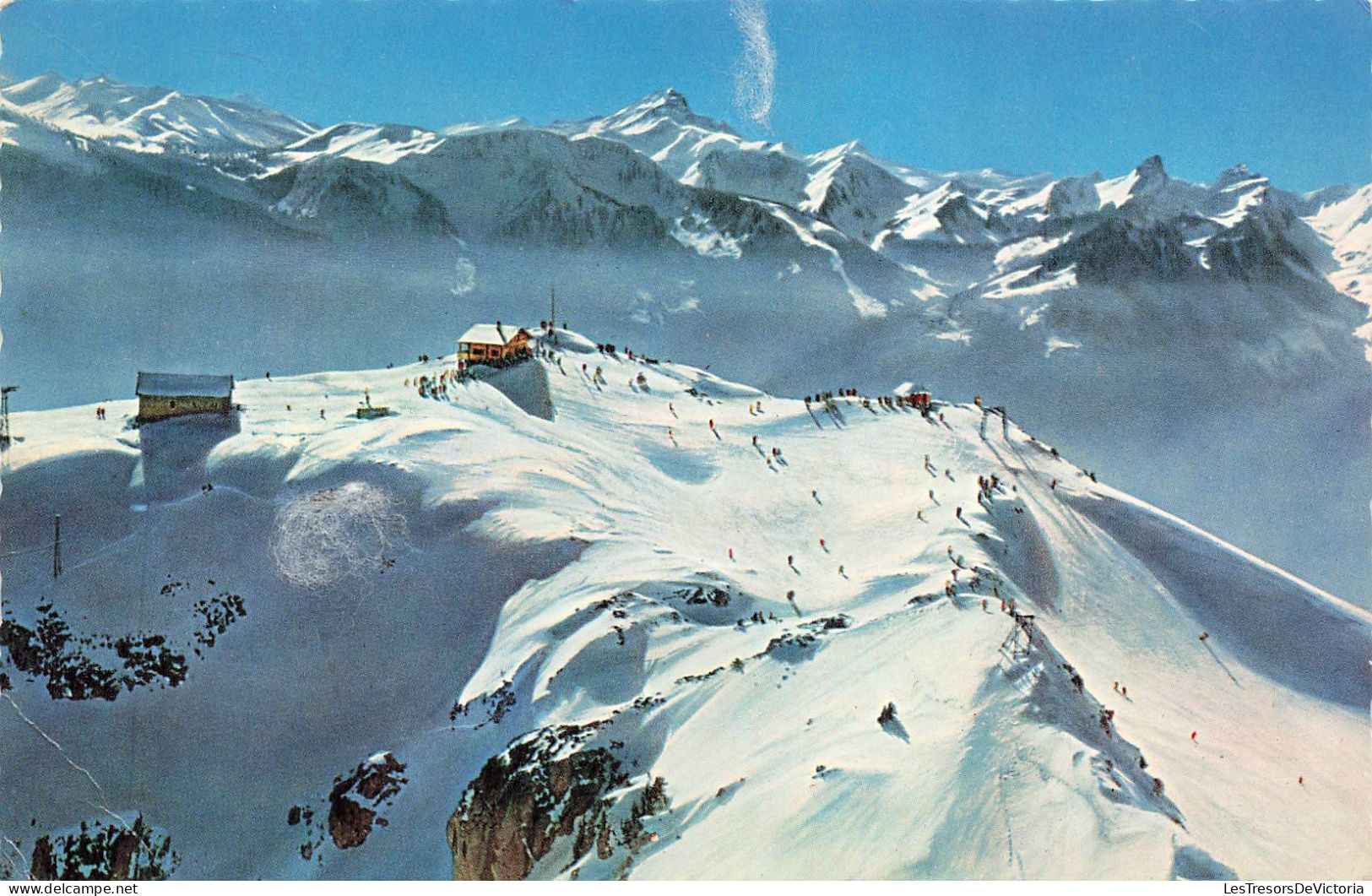 SUISSE - Leysin -La Berneuse Et Son Panorama (2048 M) - Animé - Carte Postale - Leysin