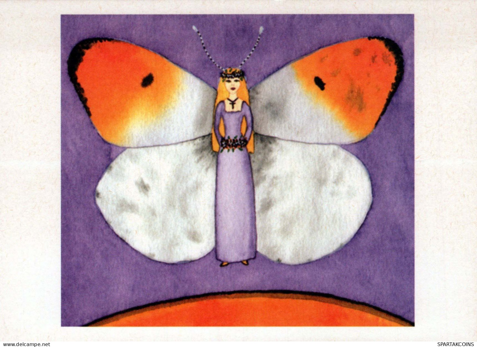 PAPILLONS Animaux Vintage Carte Postale CPSM #PBS428.A - Schmetterlinge