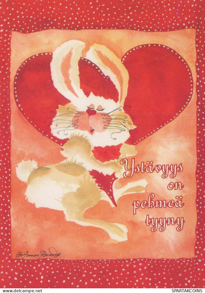 CONIGLIO Animale Vintage Cartolina CPSM #PBR071.A - Otros & Sin Clasificación