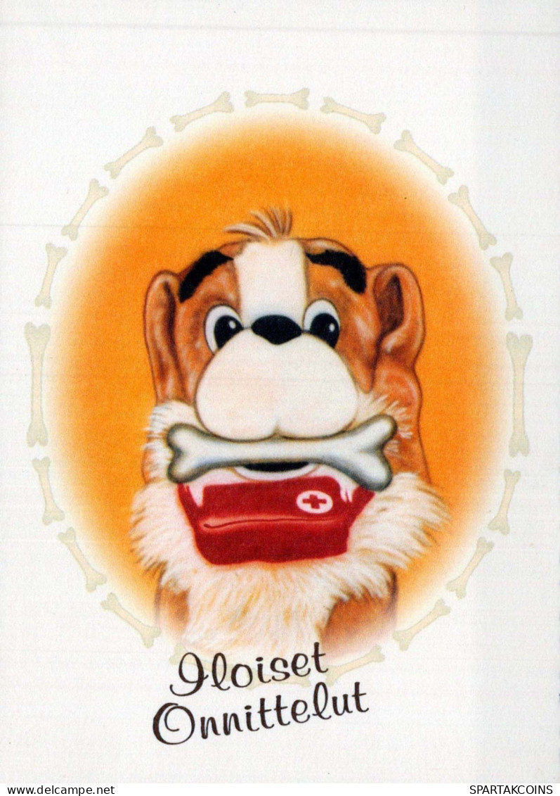 CHIEN Animaux Vintage Carte Postale CPSM #PBQ656.A - Honden