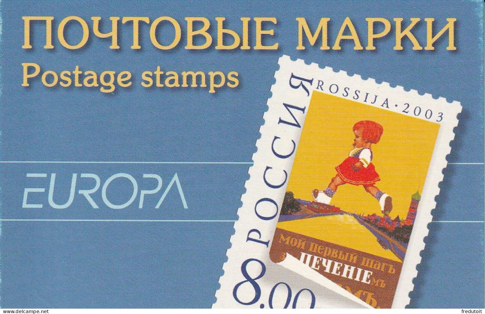 RUSSIE - CARNET / BOOKLET - N°6717 ** (2003) Europa - Nuovi