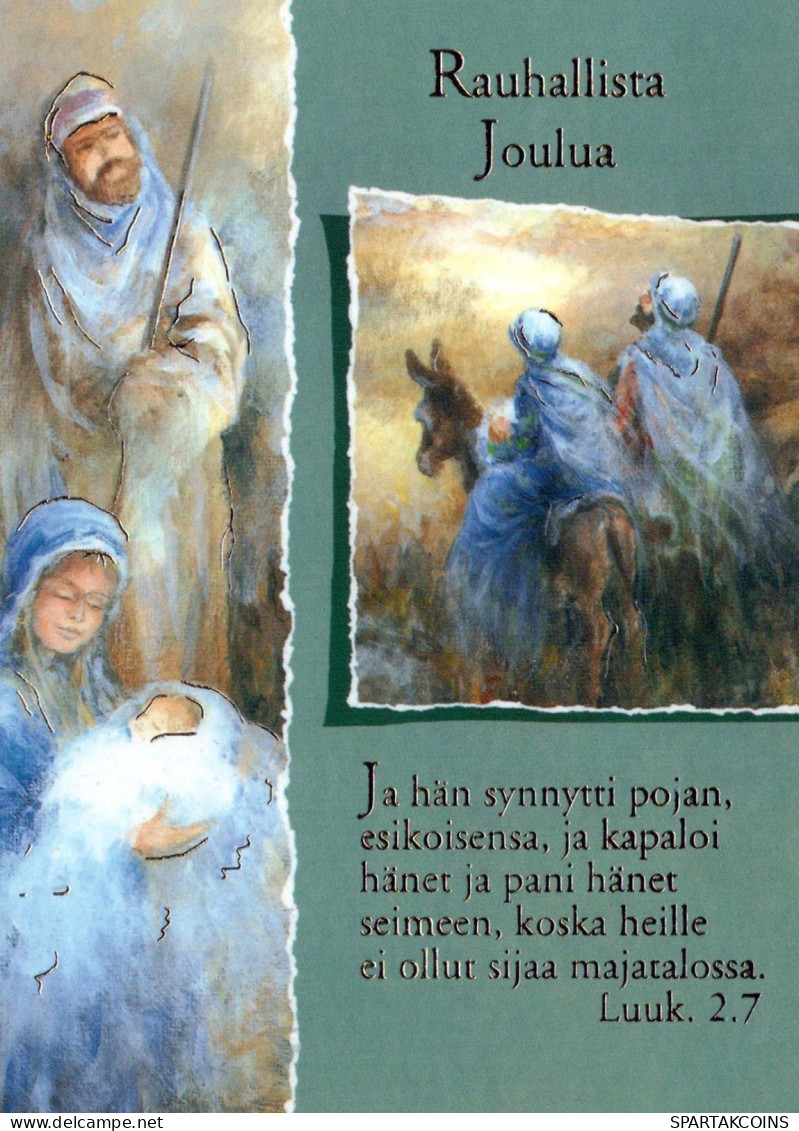 SAINTS Baby JESUS Christianity Religion Vintage Postcard CPSM #PBP832.A - Autres & Non Classés