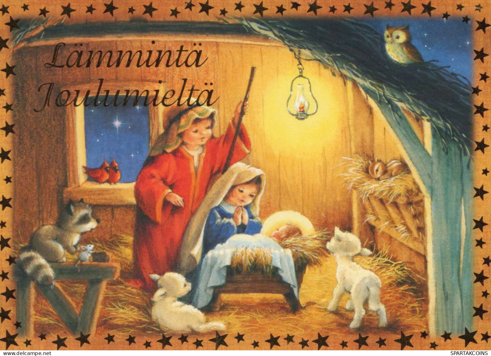 JESUS CHRISTUS Jesuskind Weihnachten Religion Vintage Ansichtskarte Postkarte CPSM #PBP711.A - Jezus