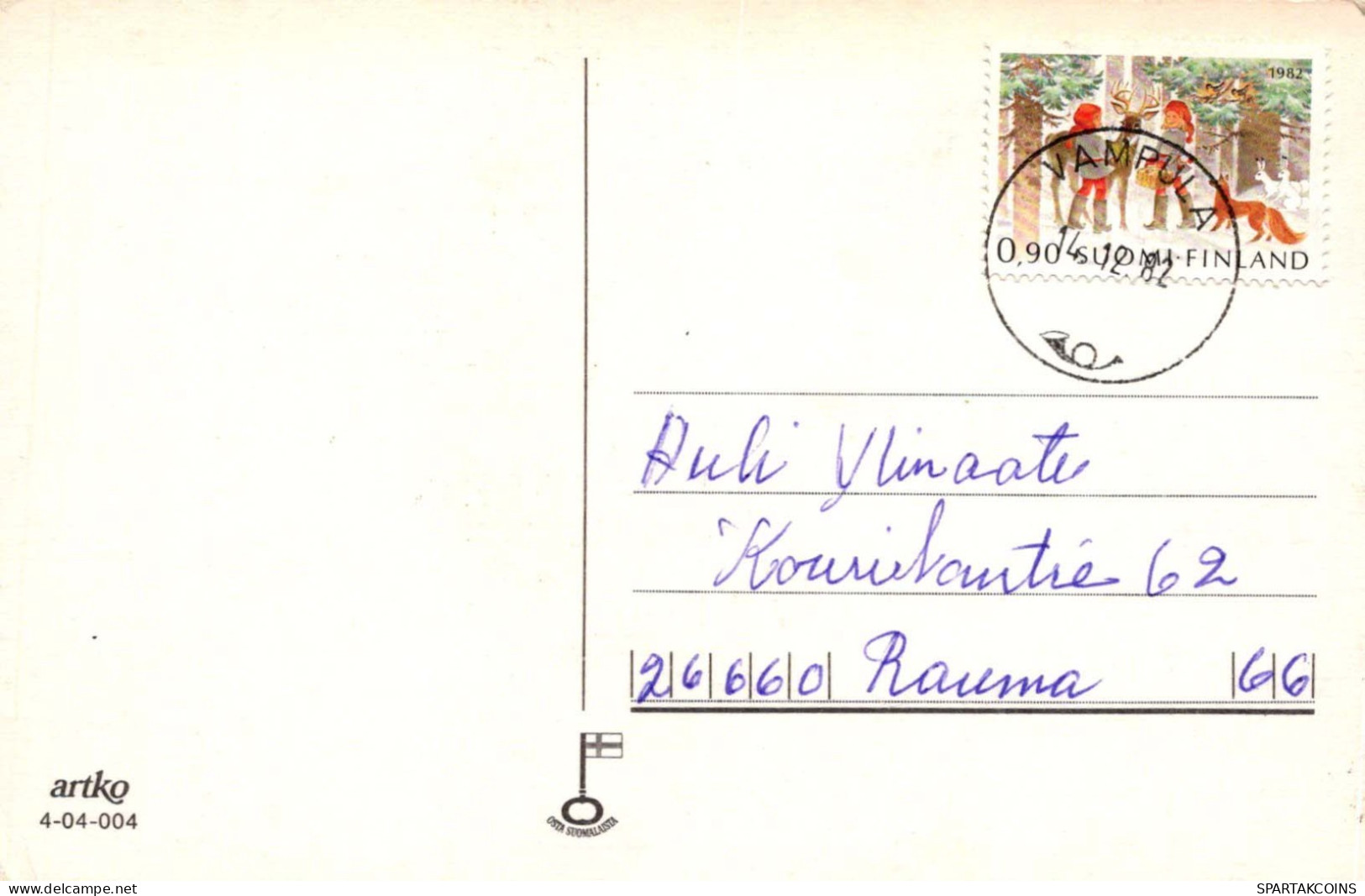 FLORES Vintage Tarjeta Postal CPSMPF #PKG055.A - Blumen