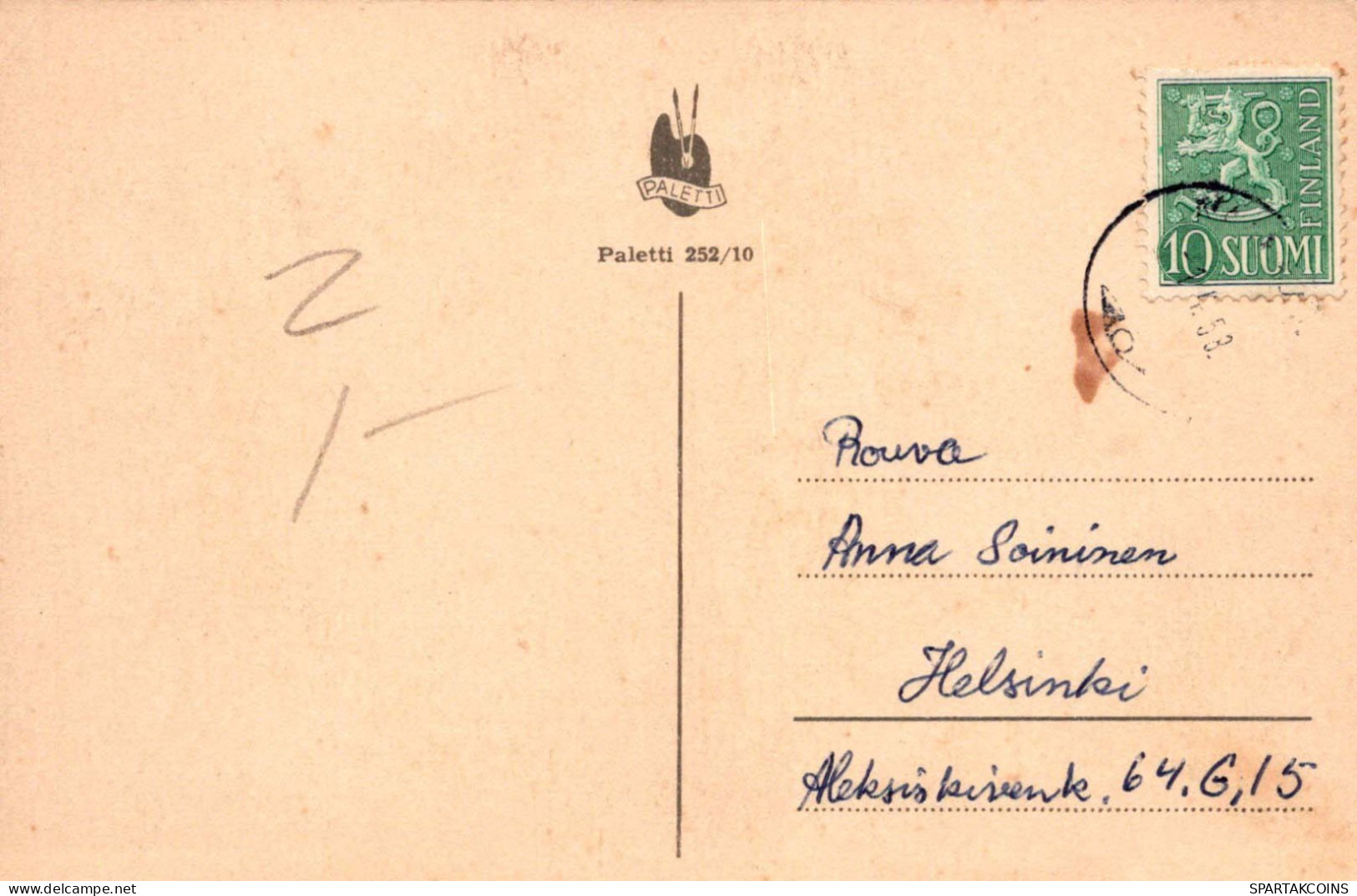 PASQUA CHIESA Vintage Cartolina CPA #PKE253.A - Ostern