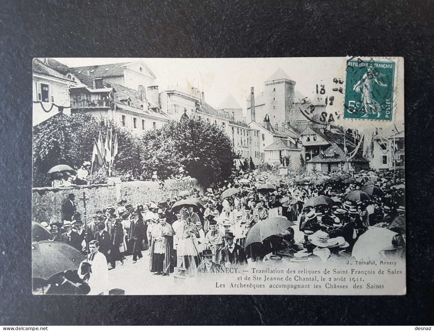 Annecy Souvenir Des Fêtes De La Translation Des Reliques Archevêques Accompagnant Les Chasses - Annecy