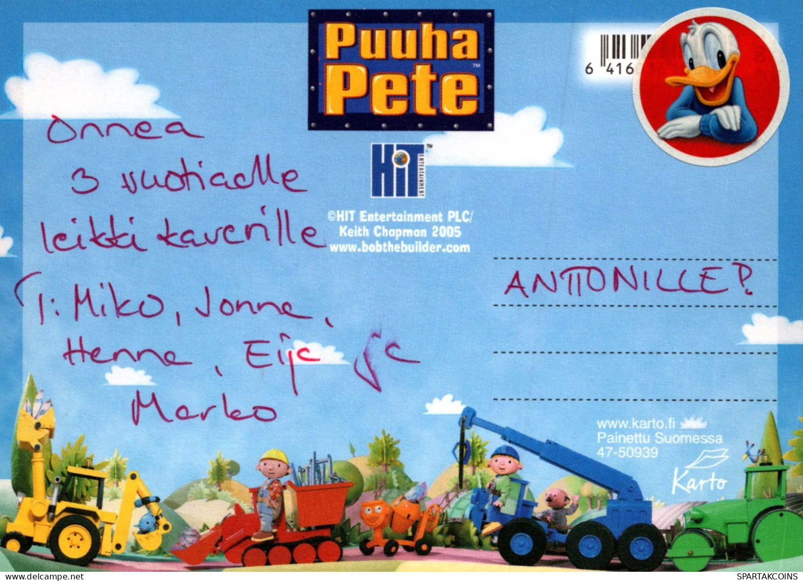 HUMOR DIBUJOS ANIMADOS Vintage Tarjeta Postal CPSM #PBV739.A - Humor