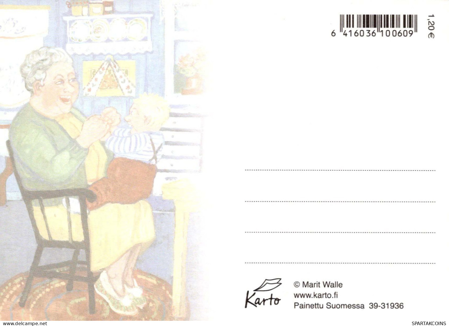 HUMOR DIBUJOS ANIMADOS Vintage Tarjeta Postal CPSM #PBV679.A - Humour