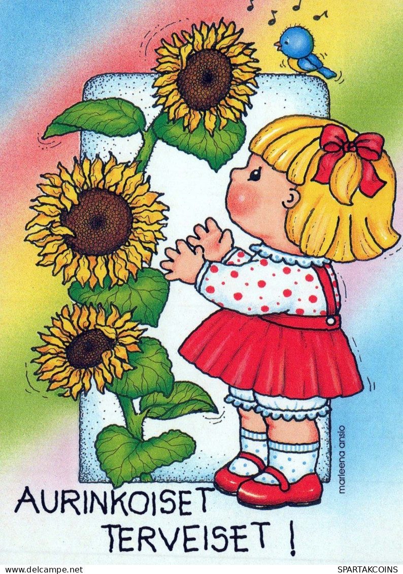 ENFANTS HUMOUR Vintage Carte Postale CPSM #PBV326.A - Humorous Cards