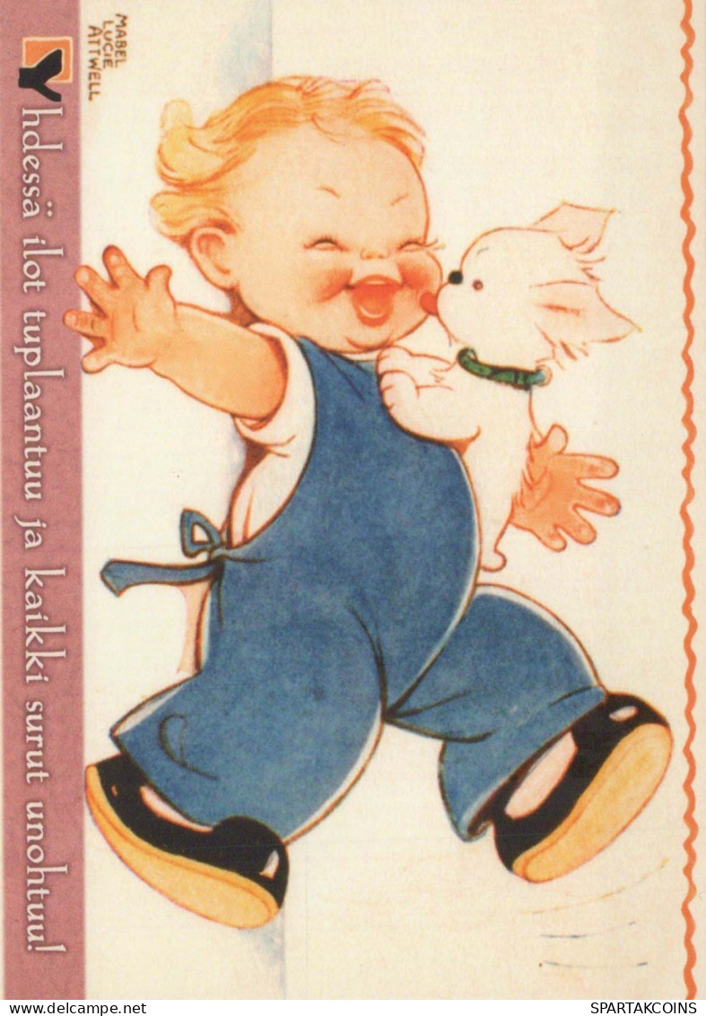 KINDER HUMOR Vintage Ansichtskarte Postkarte CPSM #PBV157.A - Humorkaarten