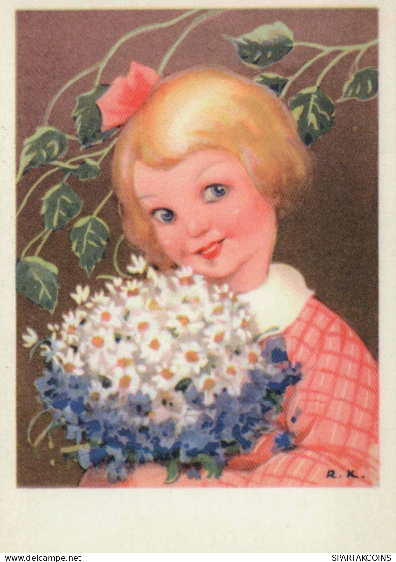 CHILDREN Portrait Vintage Postcard CPSM #PBV038.A - Ritratti