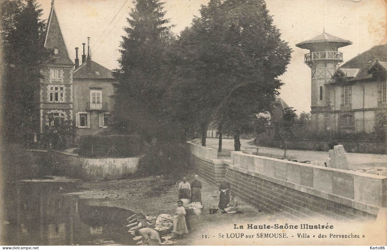 St Loup Sur Sémouse * La Villa LES PERVENCHES * Lavoir Laveuses - Other & Unclassified