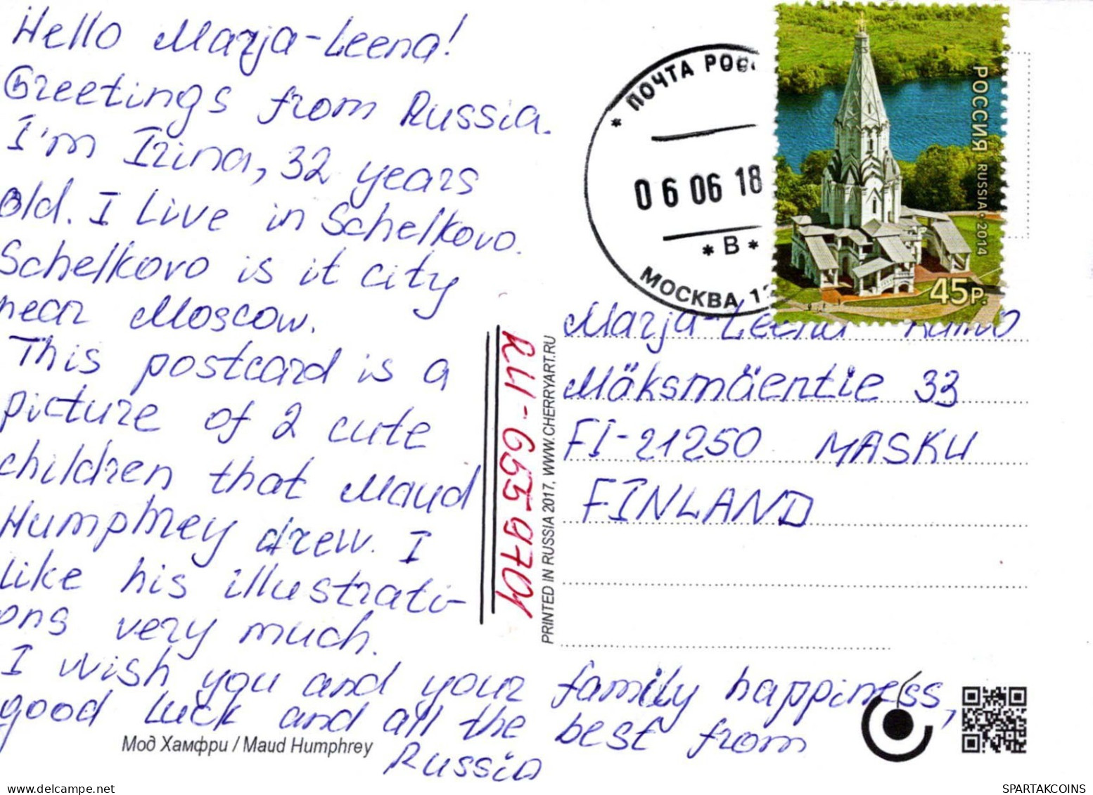 NIÑOS Escenas Paisajes Vintage Tarjeta Postal CPSM #PBU333.A - Taferelen En Landschappen