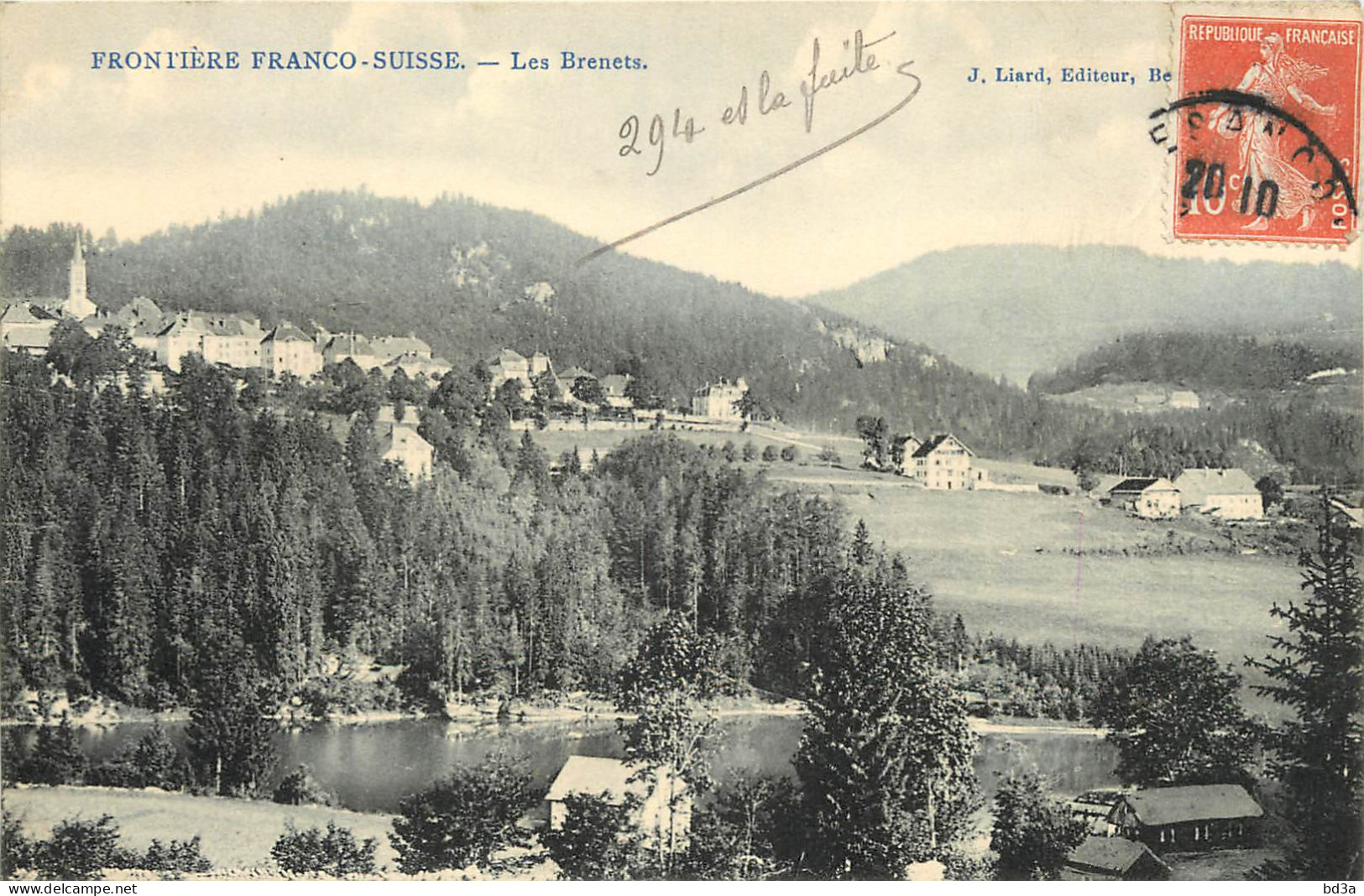 25 - FRONTIERE FRANCO SUISSE - LES BRENETS - Sonstige & Ohne Zuordnung