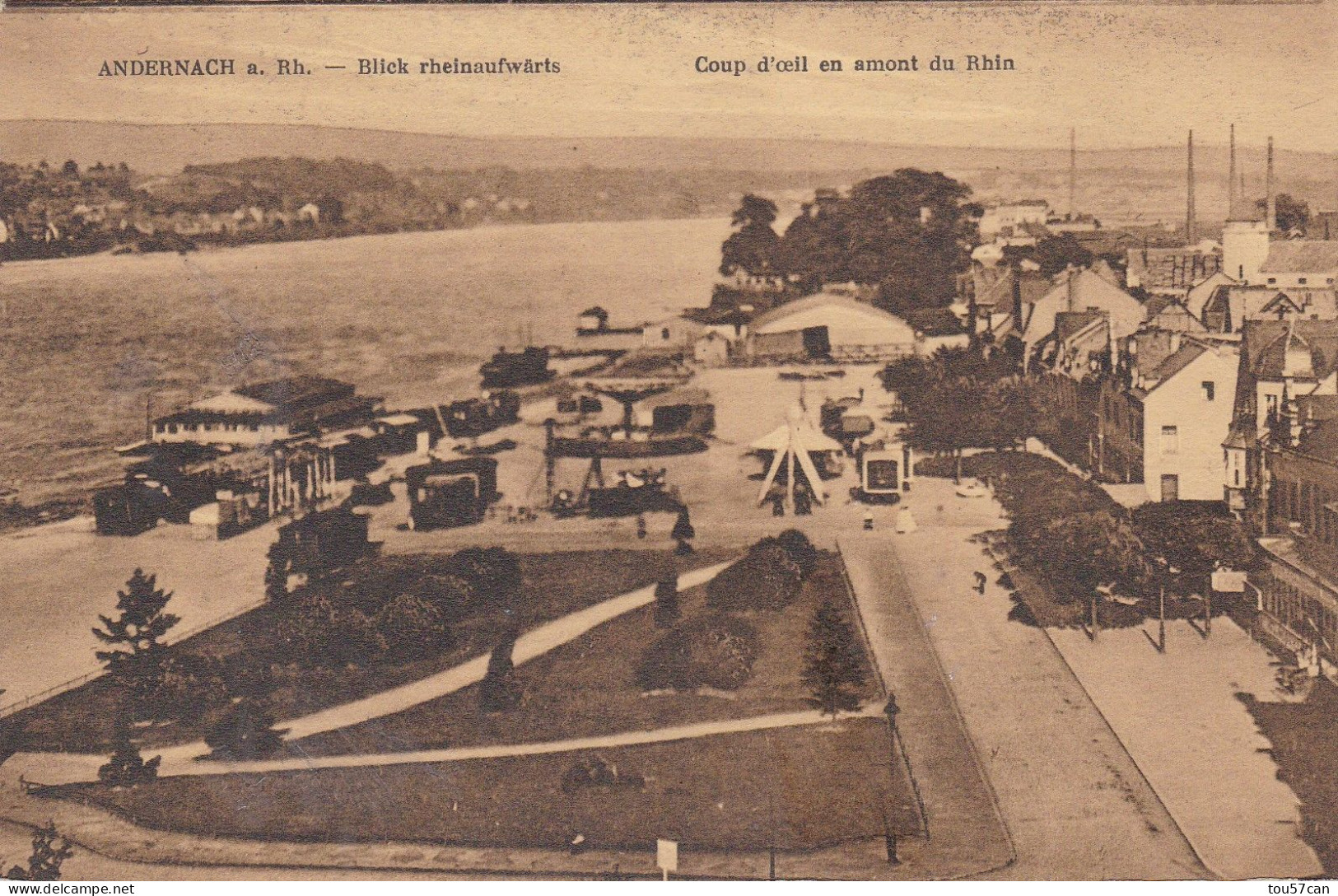 ANDERNACH  -  RHEINLAND-PFALZ  -  DEUTSCHLAND  -   ANSICHTKARTE 1927. - Andernach