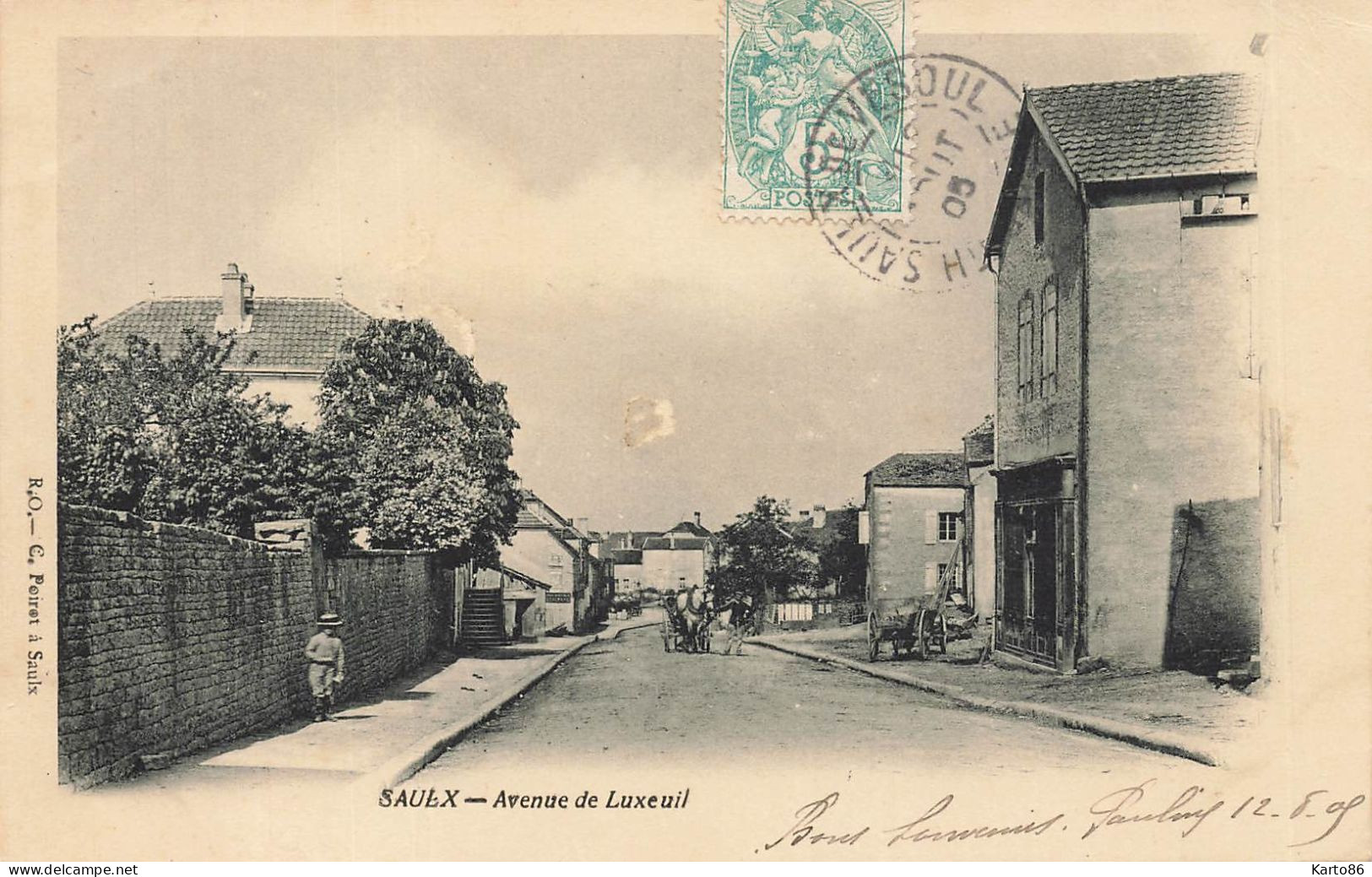 Saulx * Avenue De Luxueil * Attelage Villageois - Saulx