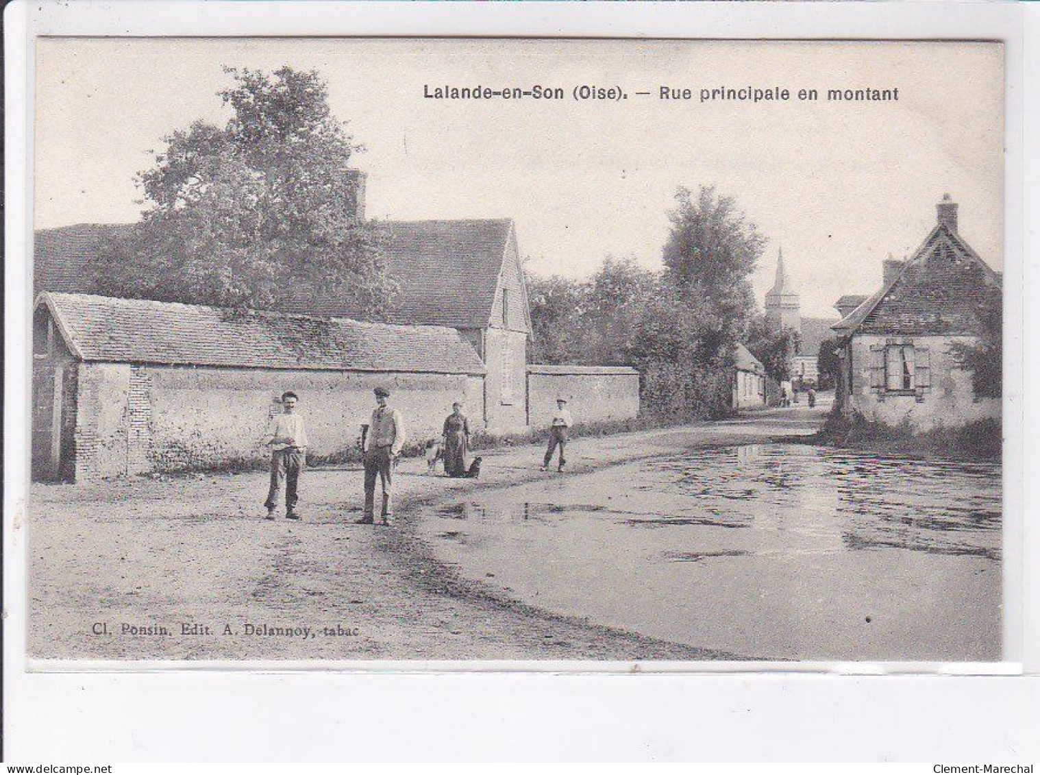 LALANDE-en-SON: Rue Principale En Montant - Très Bon état - Sonstige & Ohne Zuordnung