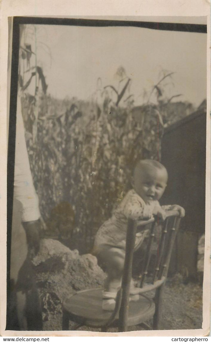 Social History Souvenir Photo Postcard Medias Ceciliu Child - Photographs