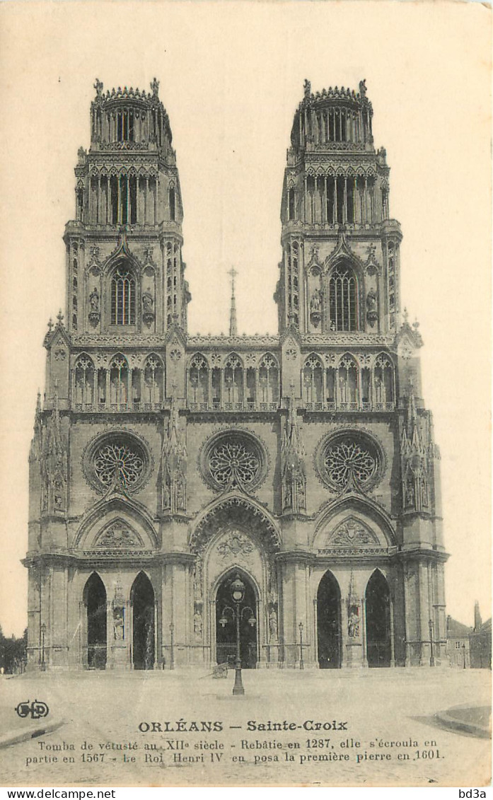 ORLEANS - SAINTE CROIX - Eglises Et Cathédrales