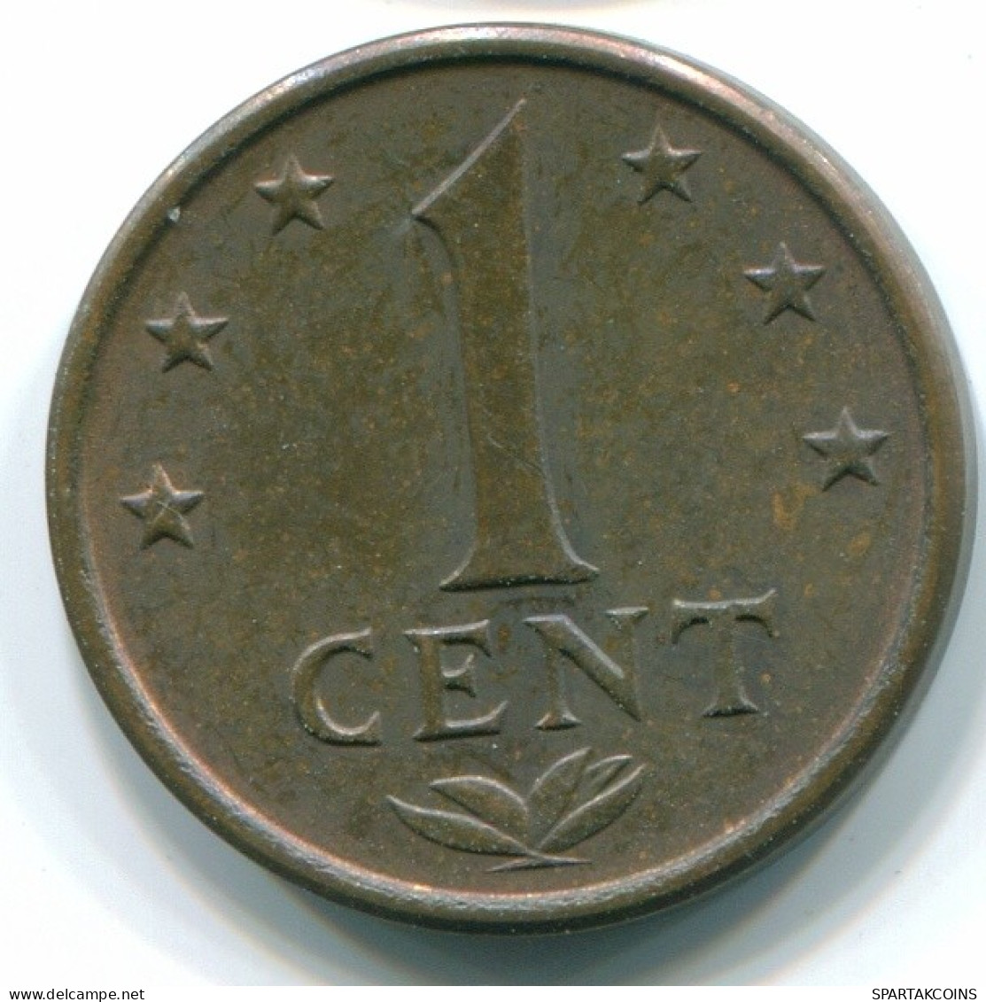 1 CENT 1974 NETHERLANDS ANTILLES Bronze Colonial Coin #S10656.U.A - Nederlandse Antillen