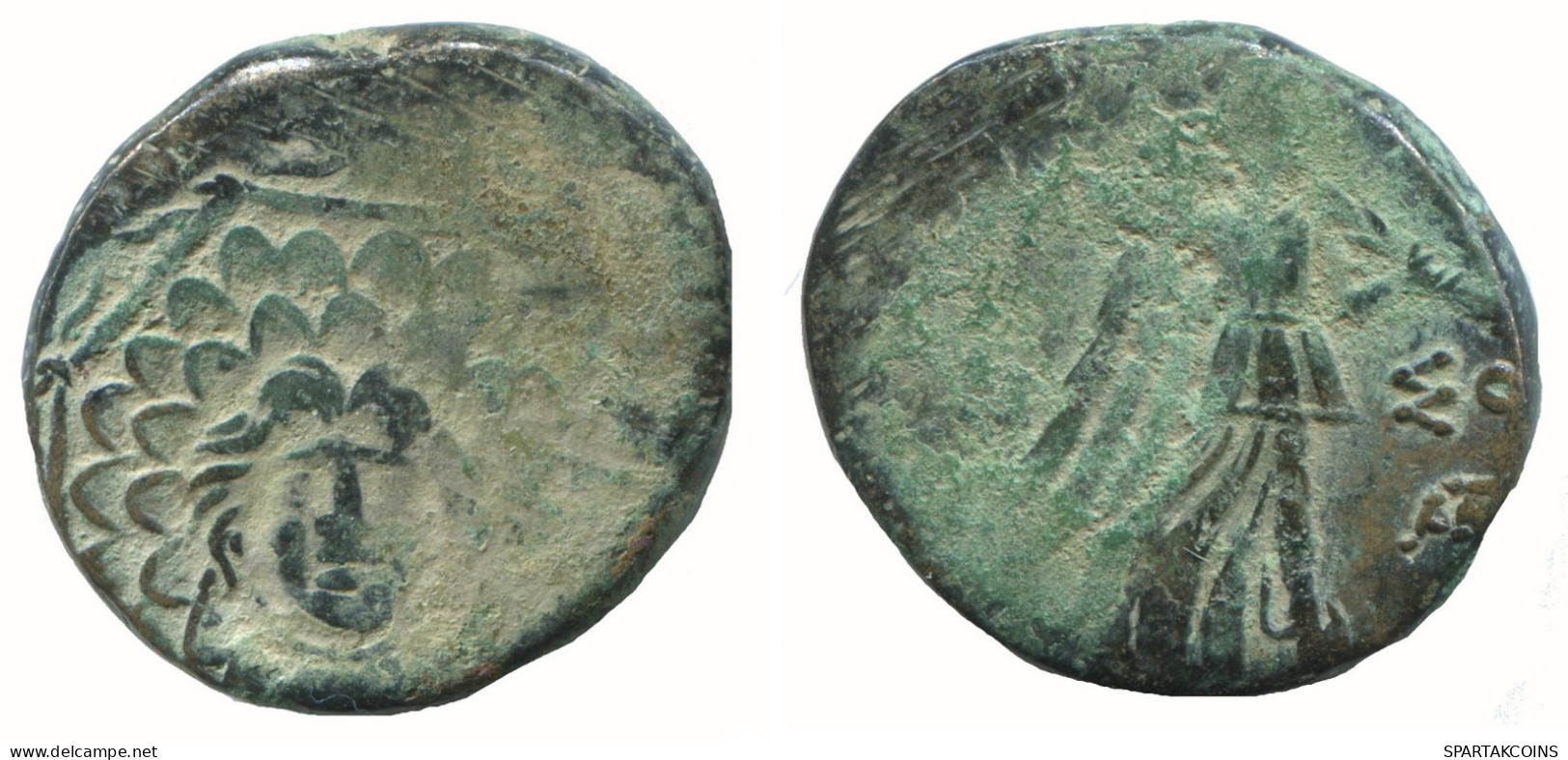 AMISOS PONTOS 100 BC Aegis With Facing Gorgon 7.5g/22mm #NNN1572.30.E.A - Greek