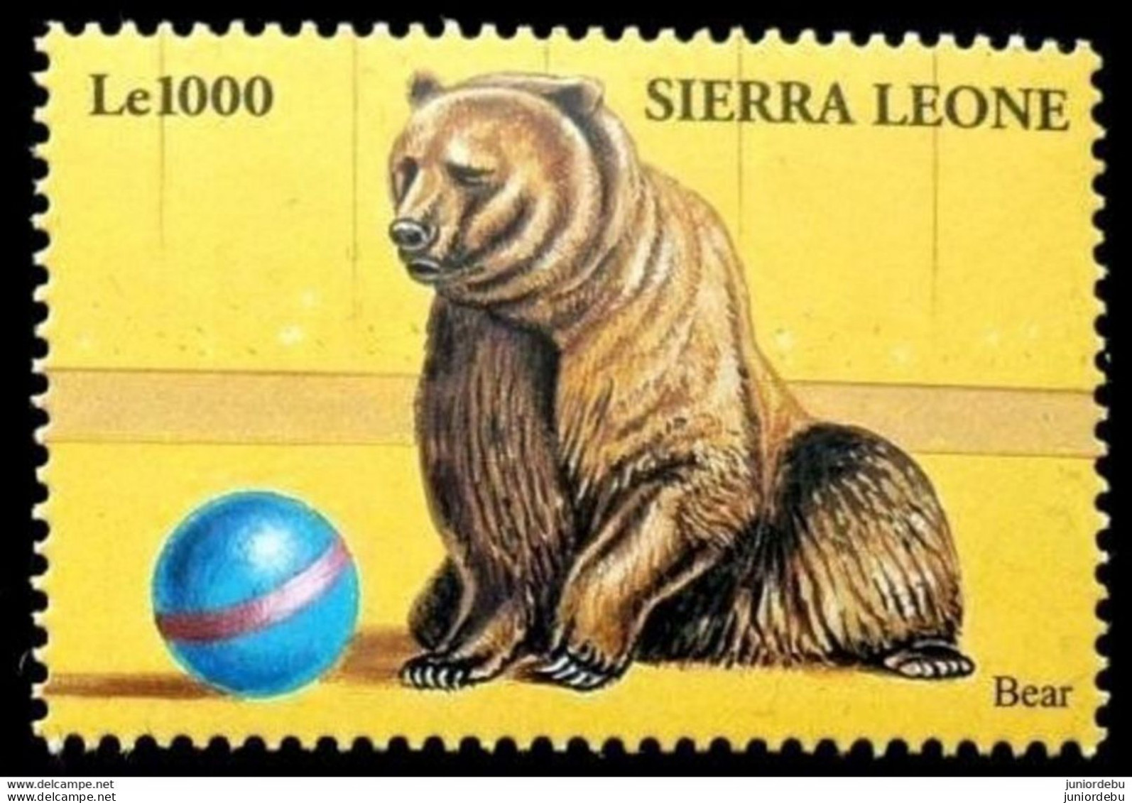 Sierra Leone - 2000 - Circus - Bear - MNH. ( OL 03/03/2022 ) - Sierra Leone (1961-...)