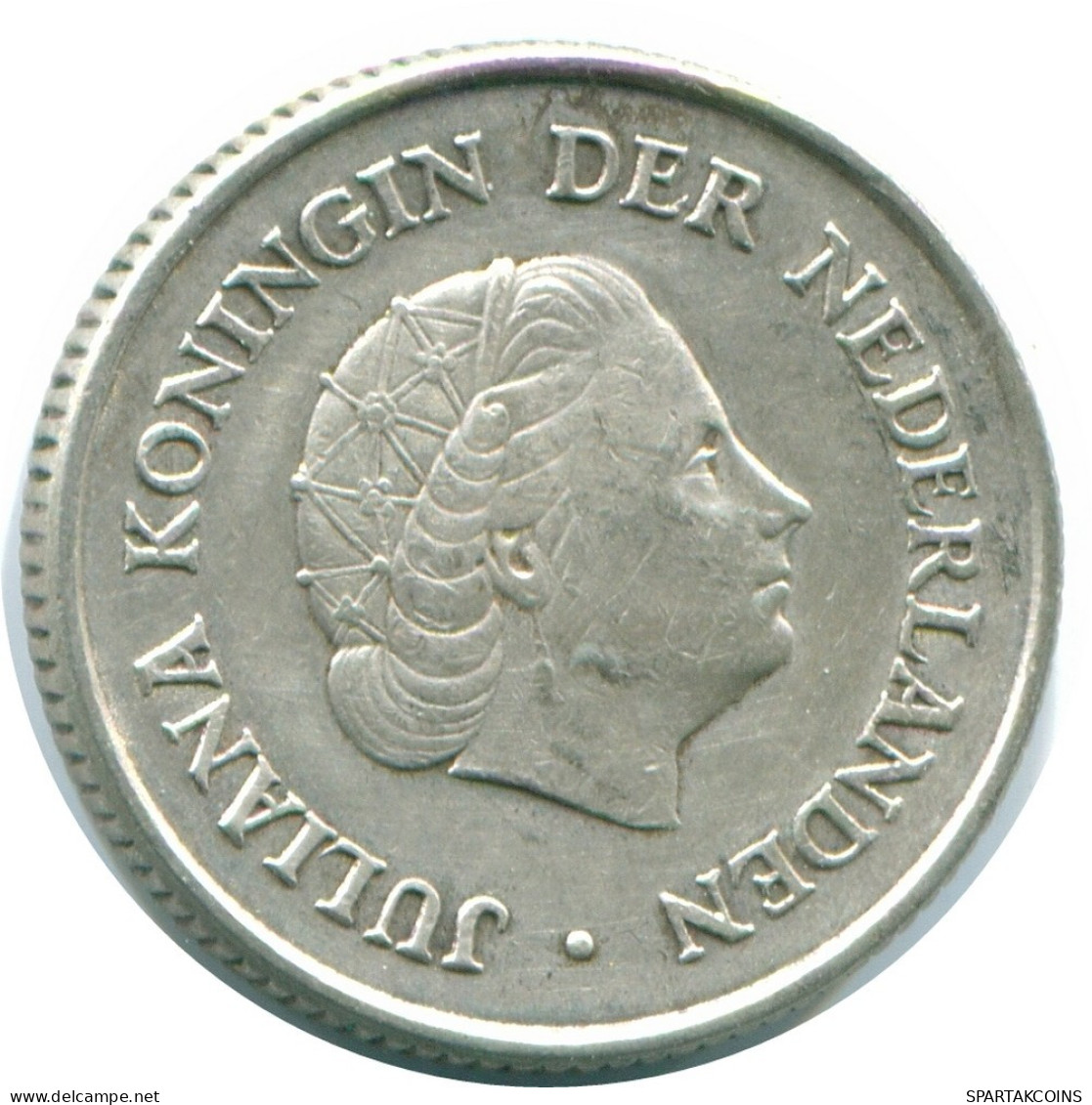 1/4 GULDEN 1962 NETHERLANDS ANTILLES SILVER Colonial Coin #NL11101.4.U.A - Niederländische Antillen