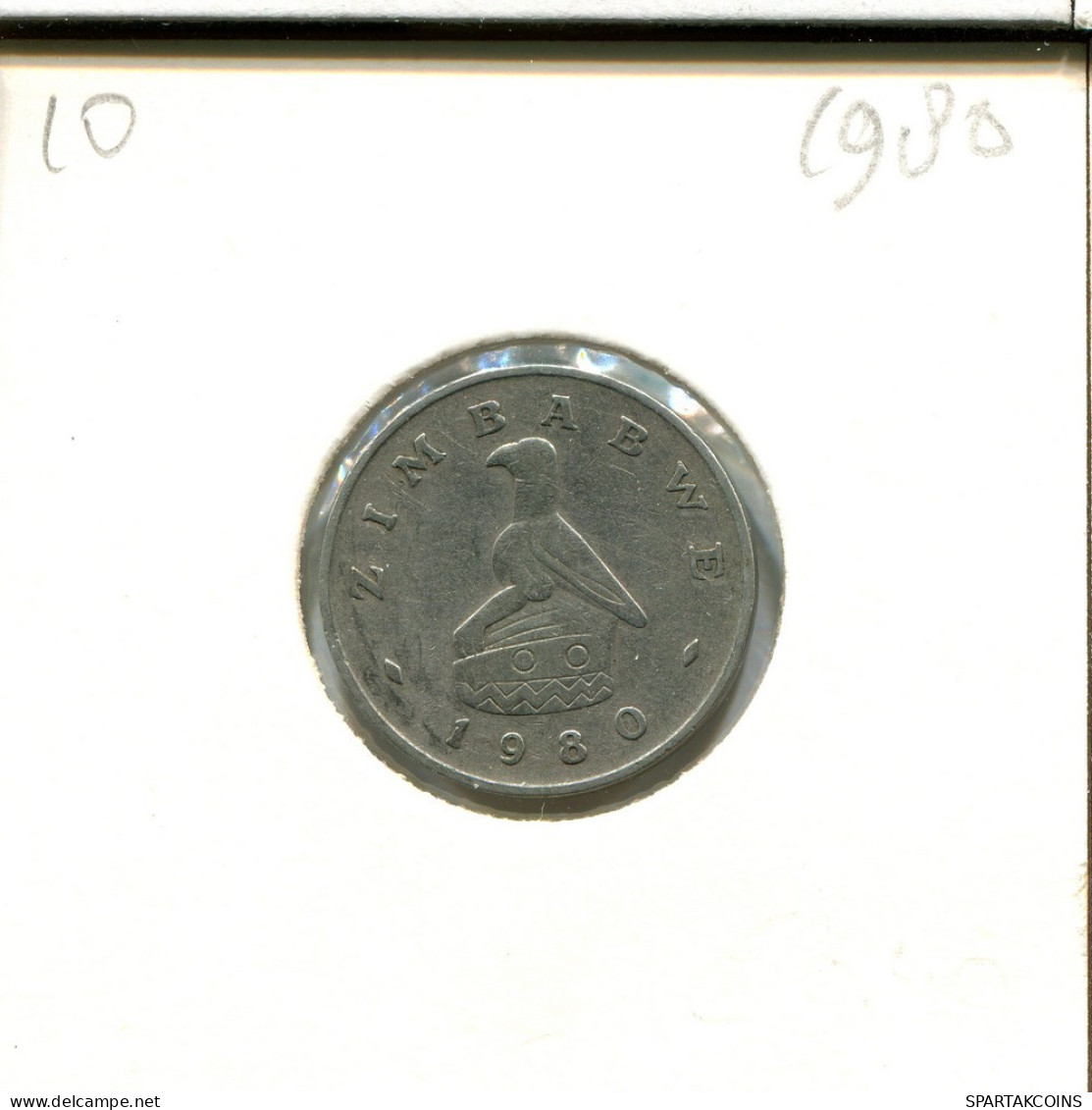 10 CENTS 1980 ZIMBABWE Coin #AT074.U.A - Simbabwe