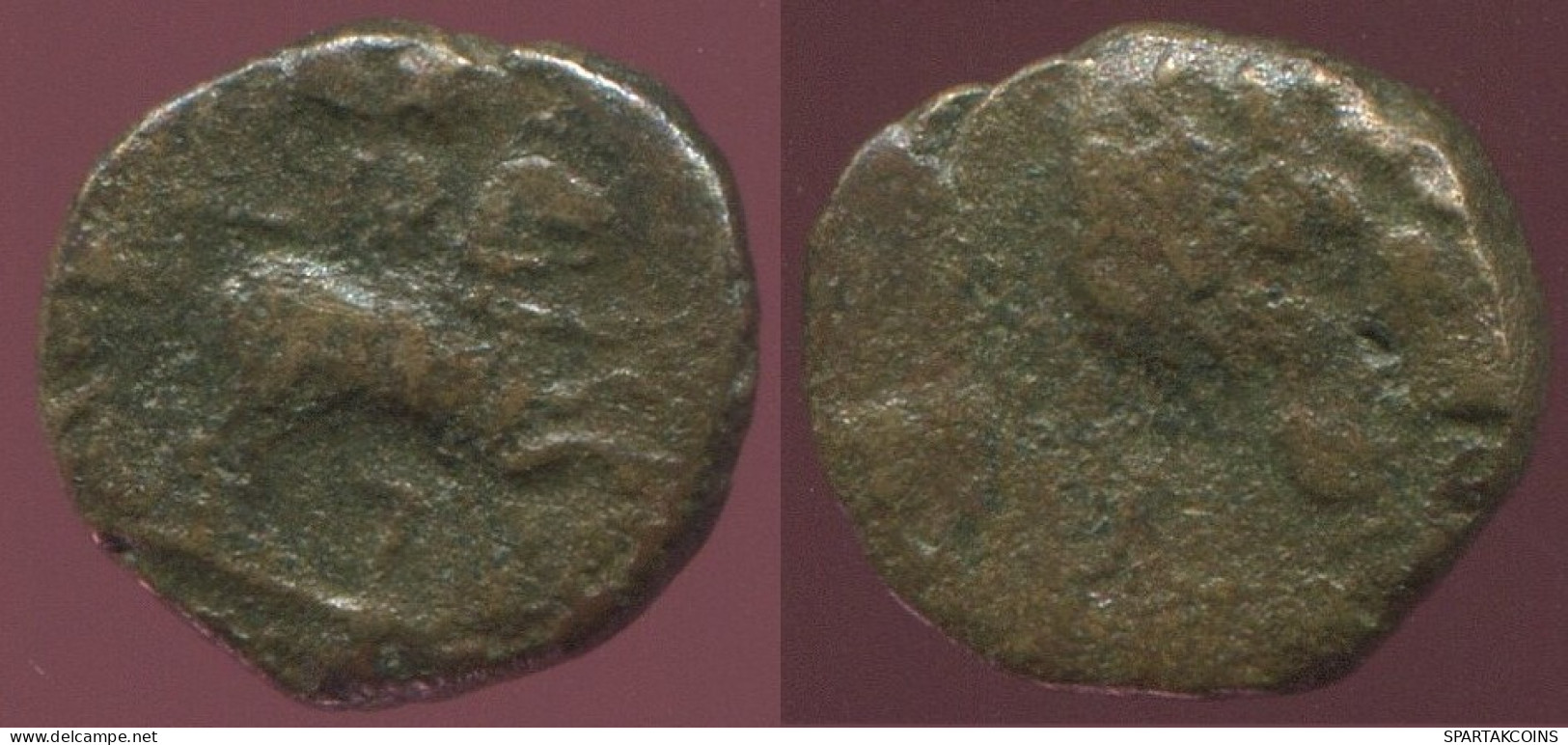 HORSEMAN Antike Authentische Original GRIECHISCHE Münze 0.7g/9mm #ANT1534.9.D.A - Griechische Münzen