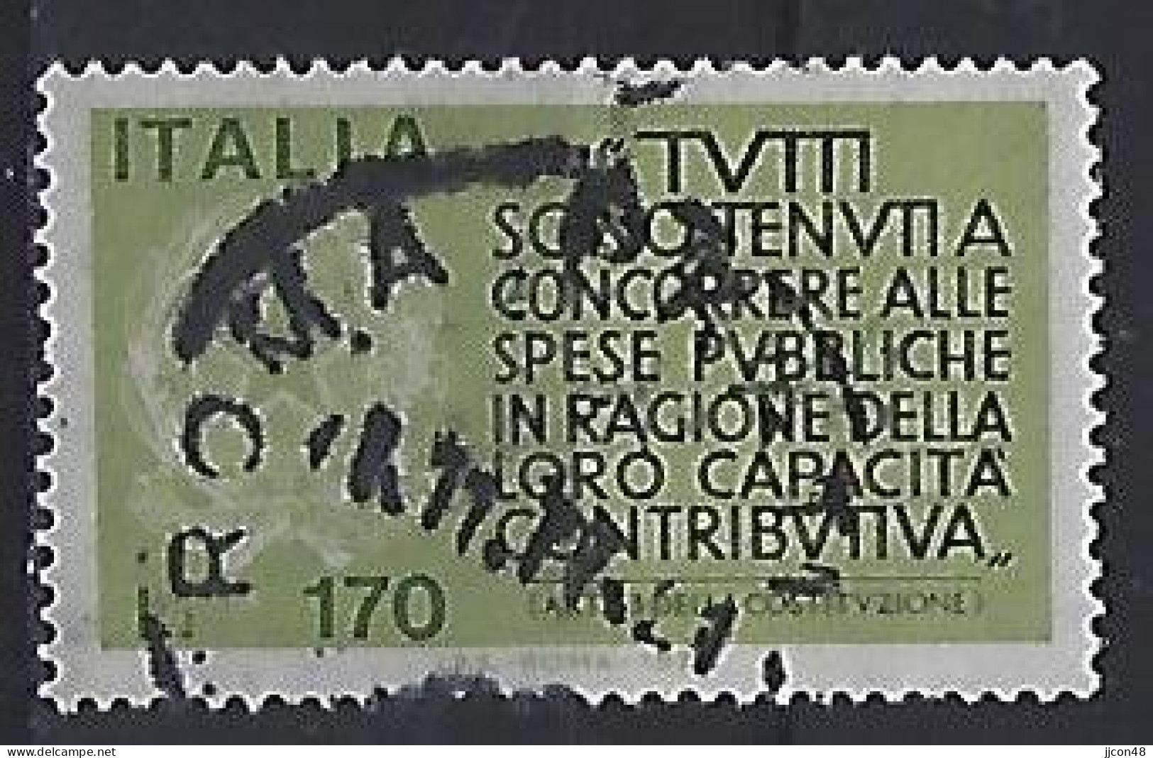 Italy 1977  Kampagne Fur Steuerehrlichkeit  (o) Mi.1566 - 1971-80: Used