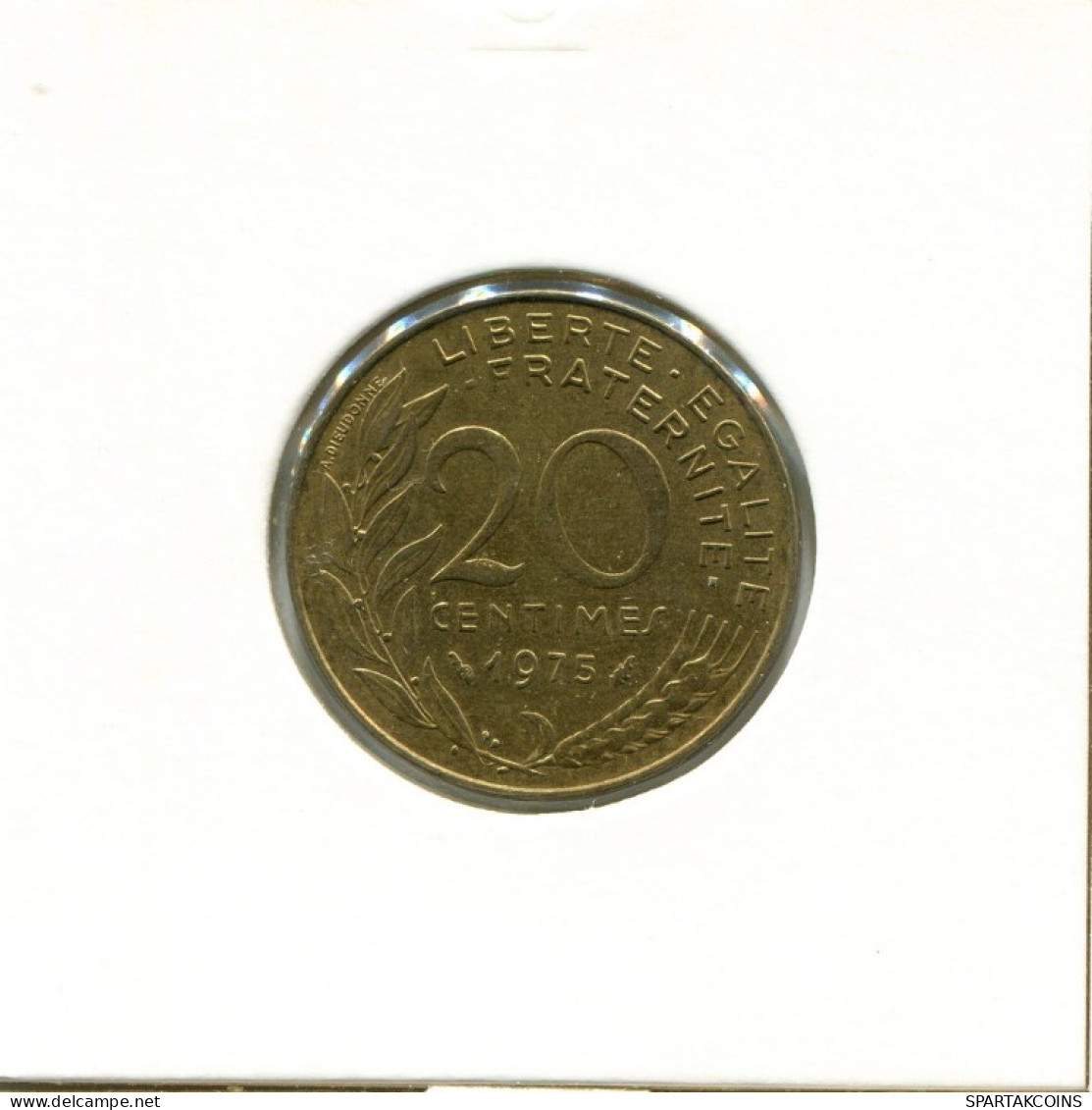 20 CENTIMES 1975 FRANCIA FRANCE Moneda #AK875.E.A - 20 Centimes