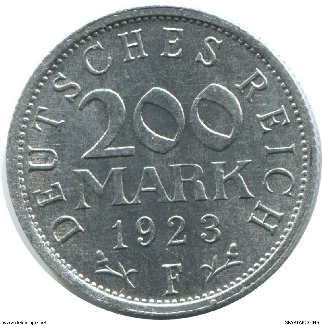 200 MARK 1923 F DEUTSCHLAND Münze GERMANY #AE418.D.A - 200 & 500 Mark
