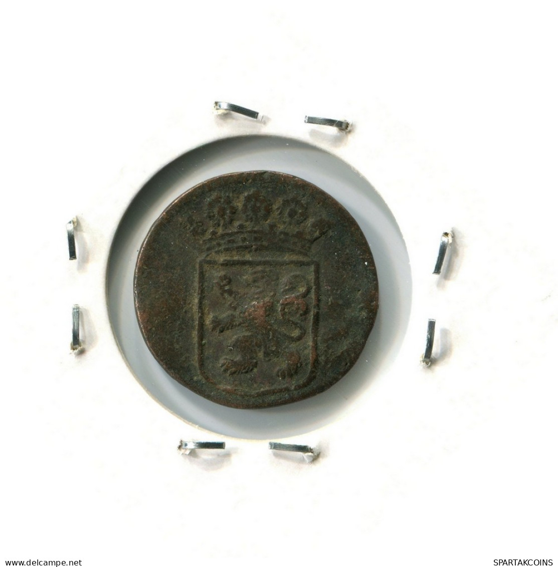 1732 HOLLAND VOC DUIT NETHERLANDS INDIES NEW YORK COLONIAL PENNY #VOC2197.7.U.A - Dutch East Indies