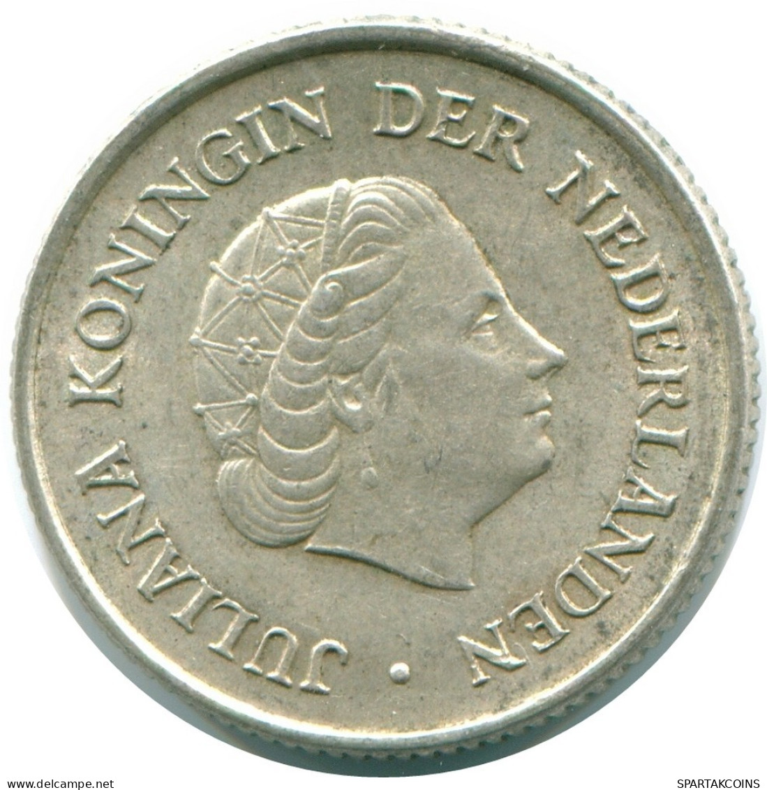 1/4 GULDEN 1970 NETHERLANDS ANTILLES SILVER Colonial Coin #NL11639.4.U.A - Antille Olandesi