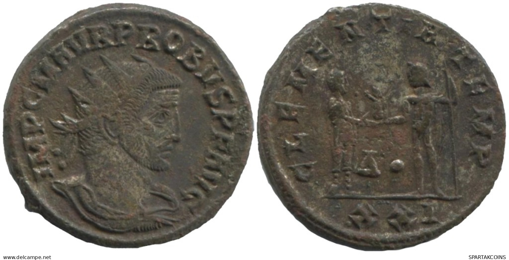 PROBUS ANTONINIANUS Siscia (? / XXI) AD 281 CLEMENTIA TEMP #ANT1914.48.F.A - Der Soldatenkaiser (die Militärkrise) (235 / 284)