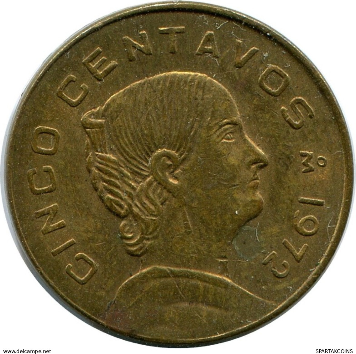 5 CENTAVOS 1972 MEXICO Coin #AH423.5.U.A - México