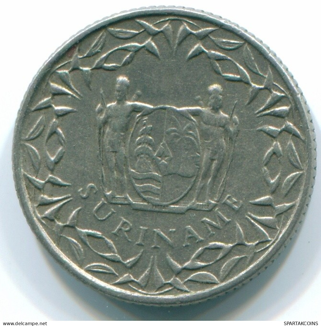 10 CENTS 1962 SURINAM NIEDERLANDE Nickel Koloniale Münze #S13195.D.A - Suriname 1975 - ...