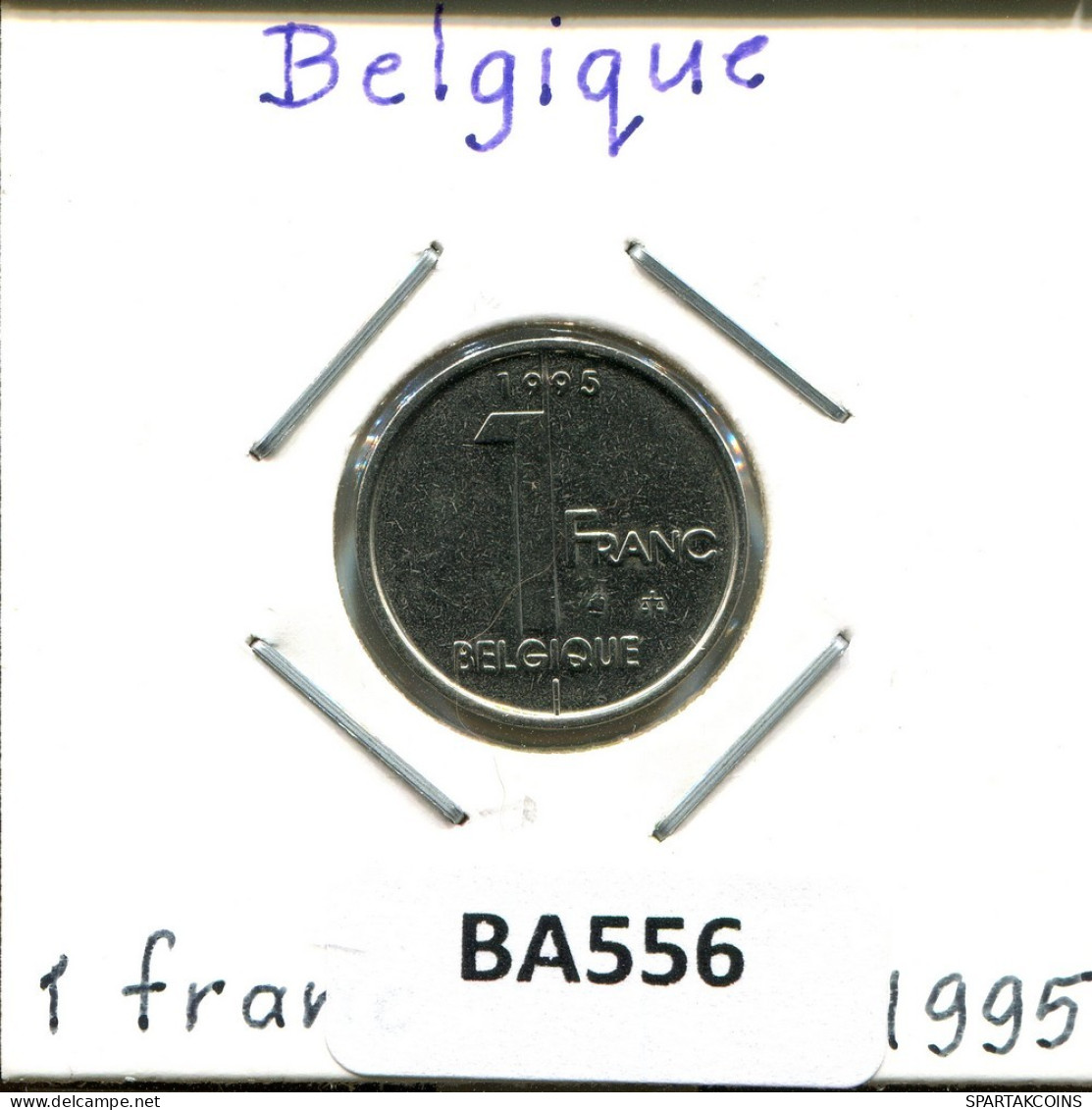 1 FRANC 1995 FRENCH Text BÉLGICA BELGIUM Moneda #BA556.E.A - 1 Frank