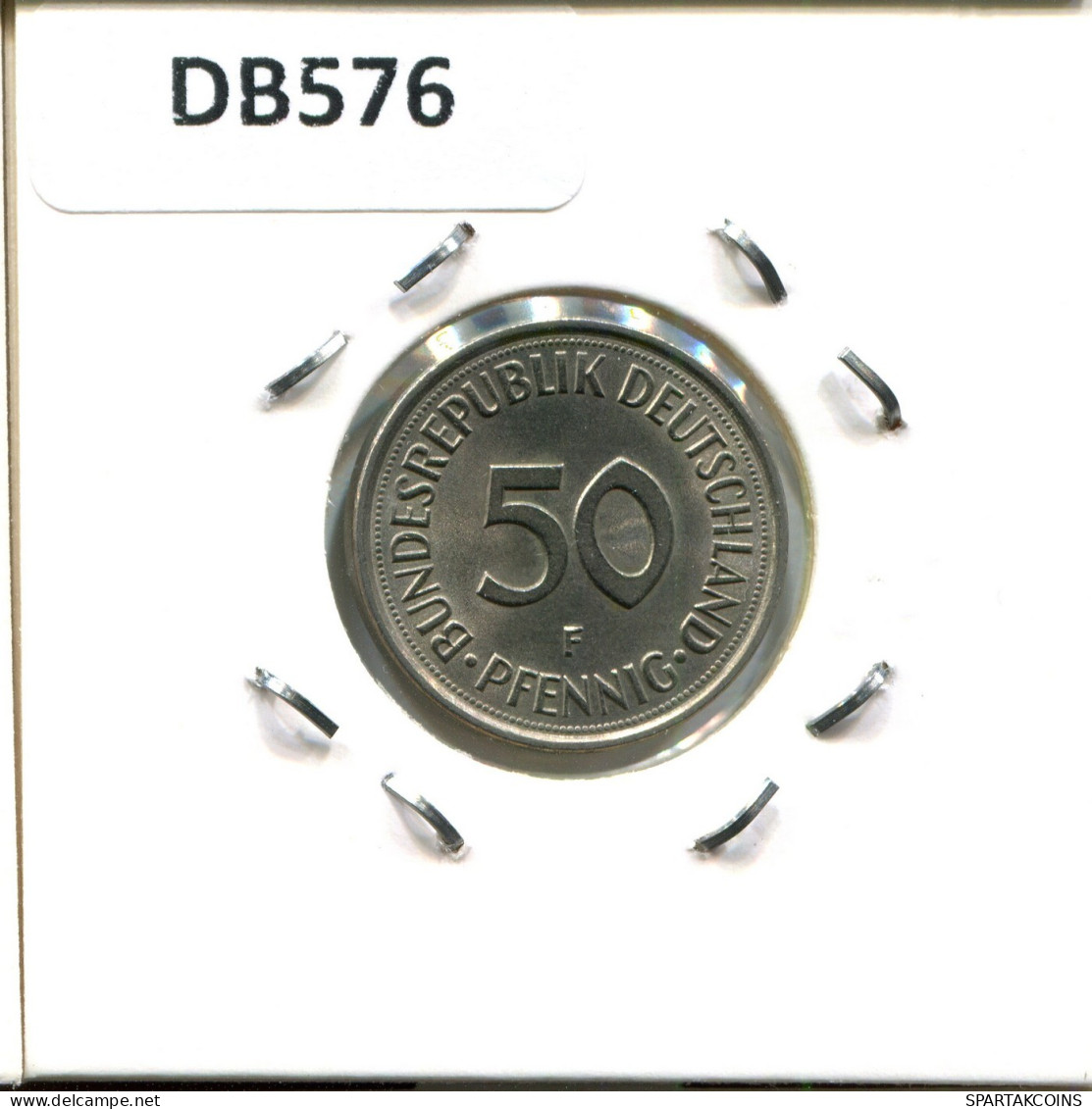 50 PFENNIG 1975 F BRD ALLEMAGNE Pièce GERMANY #DB576.F.A - 50 Pfennig