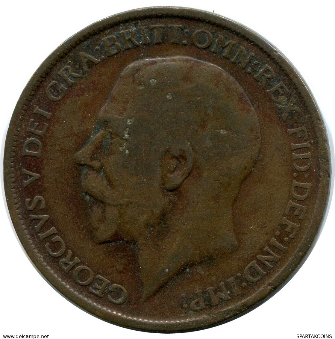 PENNY 1912 UK GBAN BRETAÑA GREAT BRITAIN Moneda #BB006.E.A - D. 1 Penny