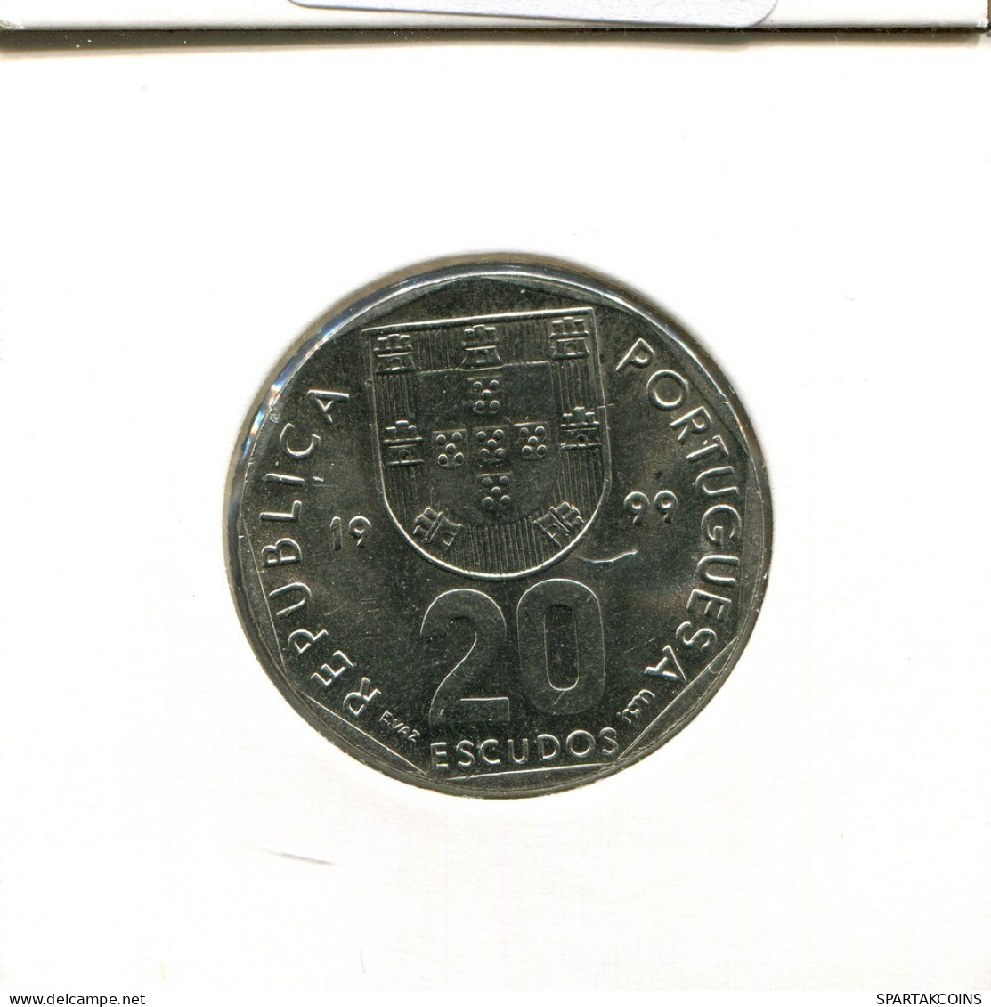 20 ESCUDOS 1999 PORTUGAL Moneda #AT411.E.A - Portugal