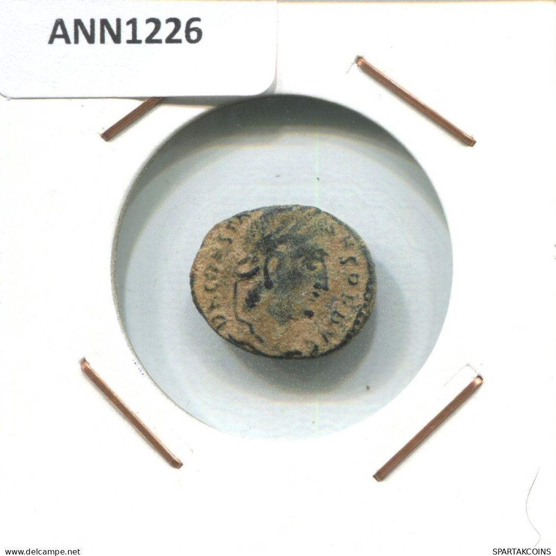 IMPEROR? GLORIA EXERCITVS TWO SOLDIERS 1.4g/17mm ROMAN Moneda #ANN1226.9.E.A - Sonstige & Ohne Zuordnung