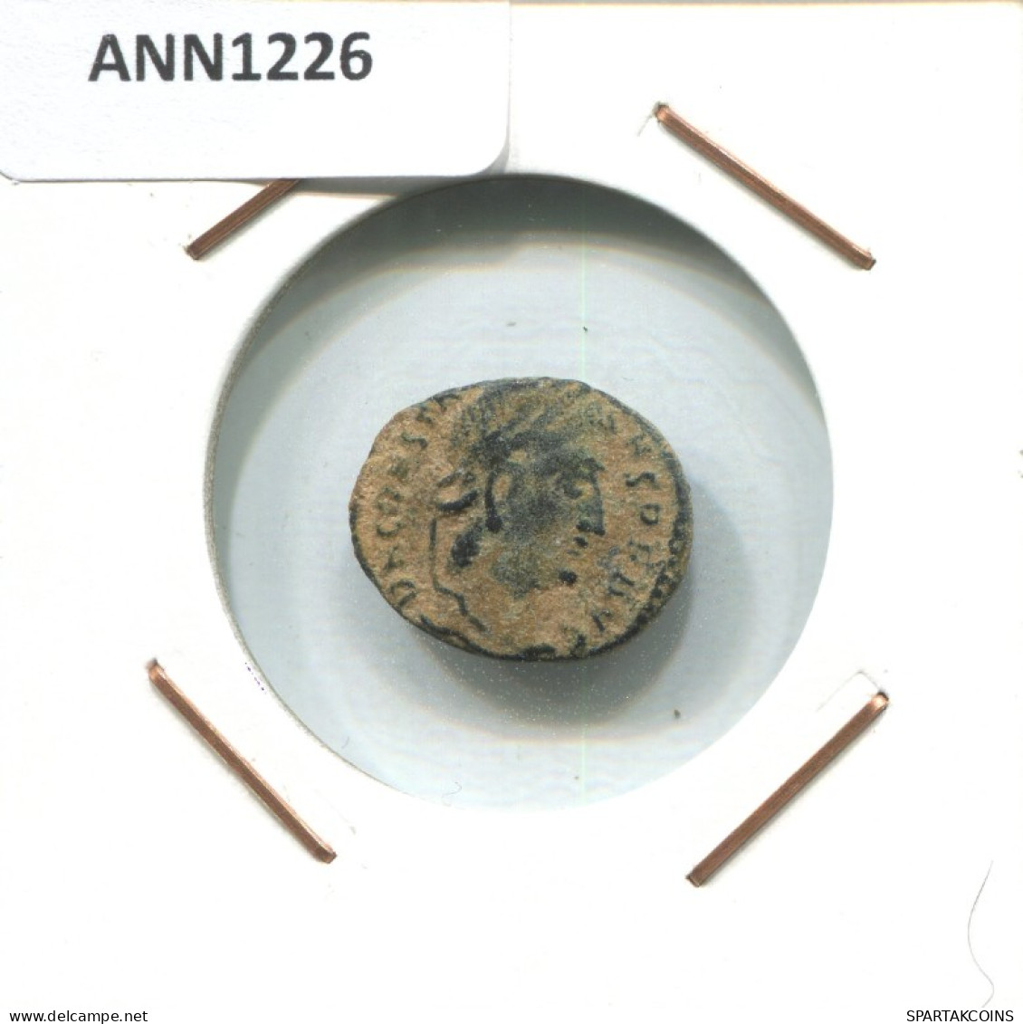 IMPEROR? GLORIA EXERCITVS TWO SOLDIERS 1.4g/17mm ROMAN Moneda #ANN1226.9.E.A - Autres & Non Classés