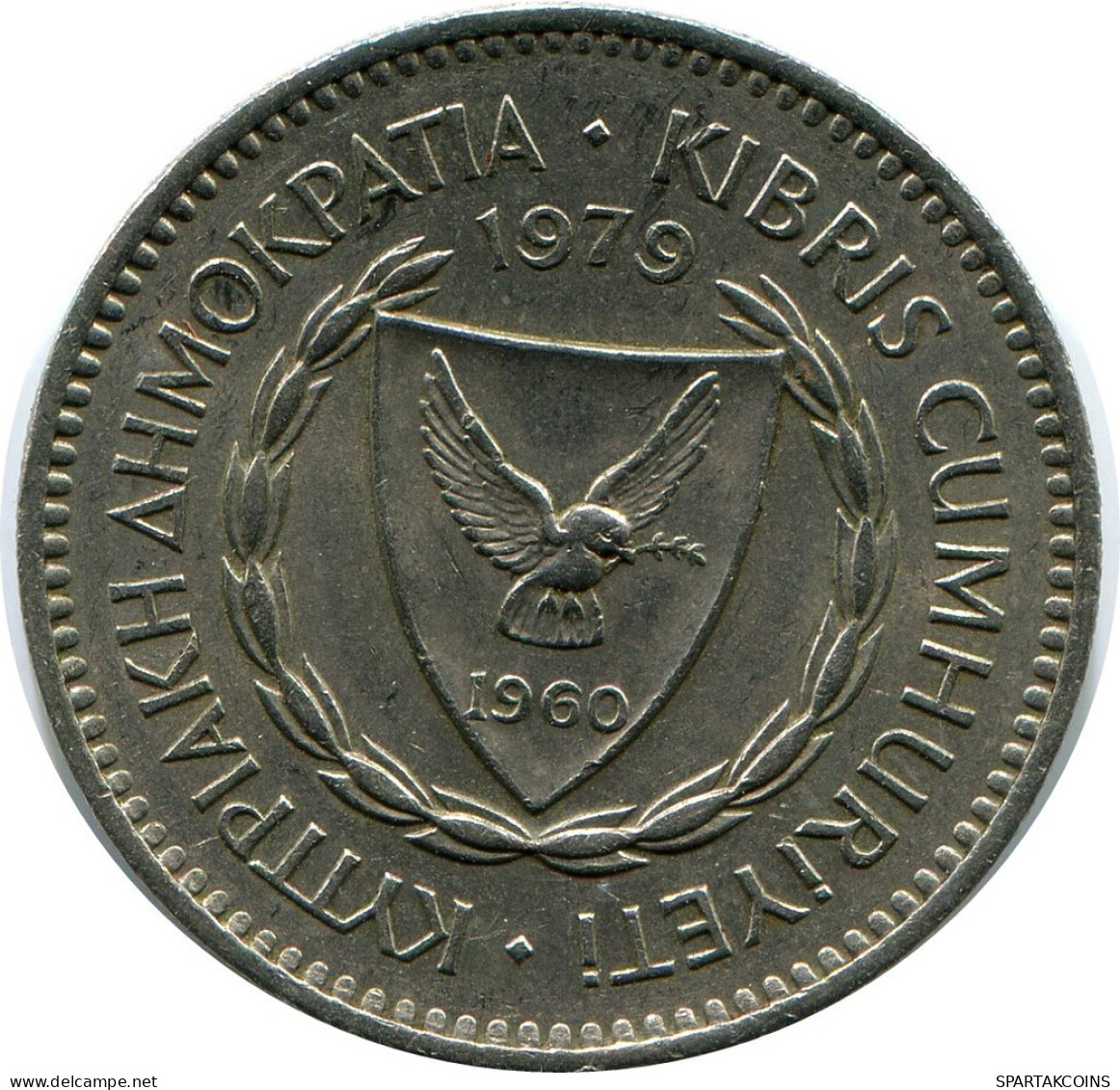 50 MILS 1979 CHYPRE CYPRUS Pièce #AP270.F.A - Cyprus